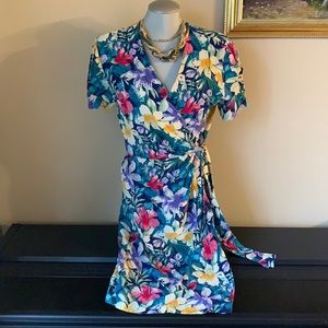 Silk Wrap Dress